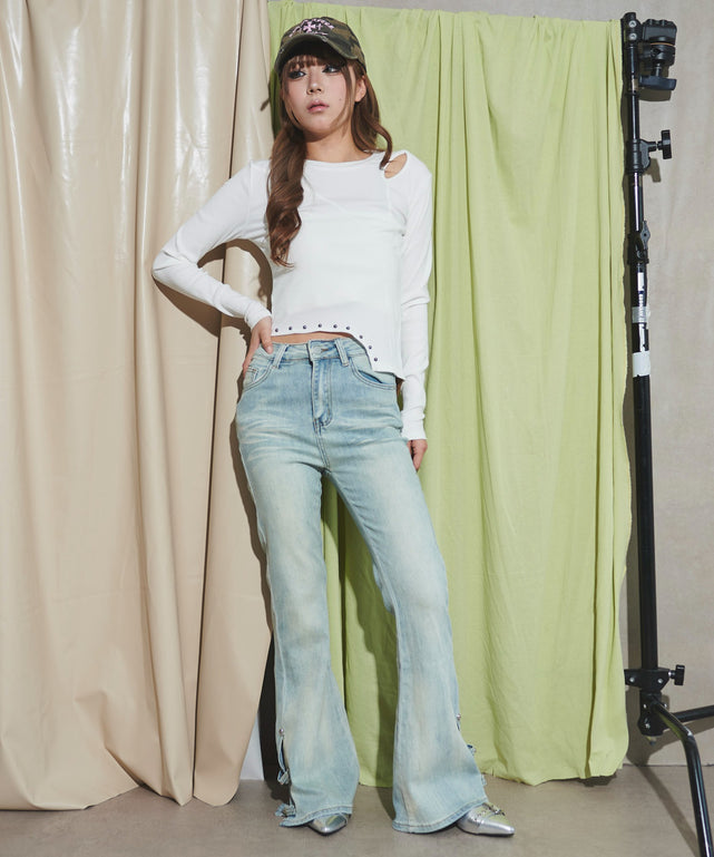 ホワイト モデル：160cm F着用