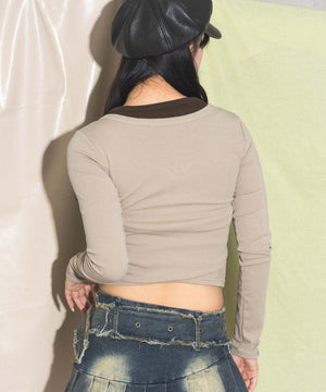 ブラウン　モデル:168cm F着用