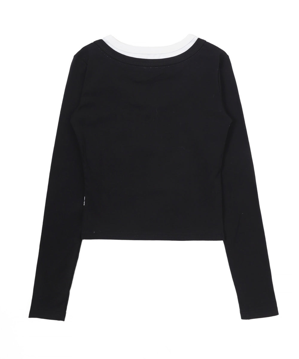 ハトメネックデザイントップス