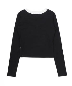 ハトメネックデザイントップス