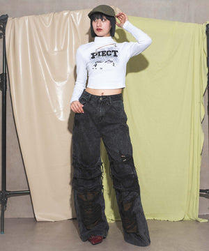 ホワイト モデル:168cm F着用