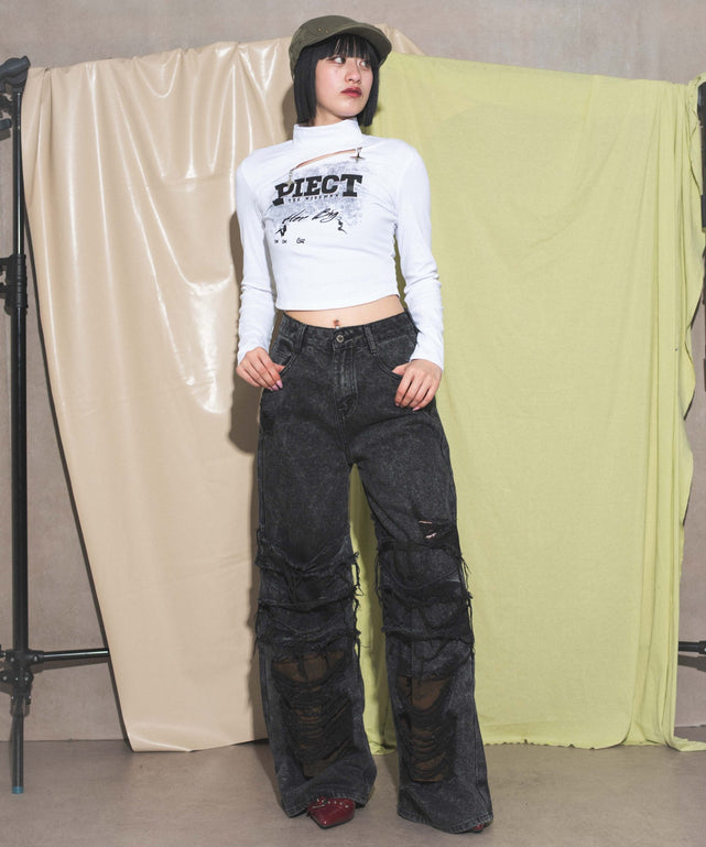 ホワイト モデル:168cm F着用