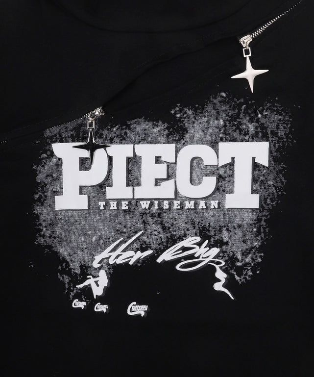 Twinkleジップデザイントップス