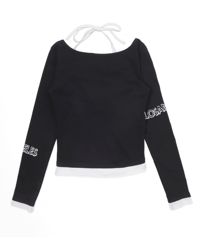 グラフィックキャミFレイヤードトップス