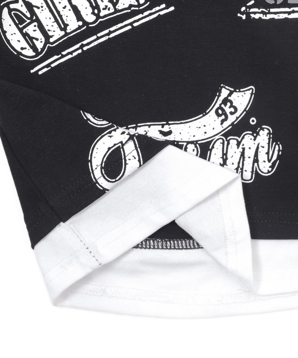 グラフィックキャミFレイヤードトップス