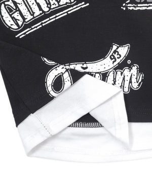 グラフィックキャミFレイヤードトップス