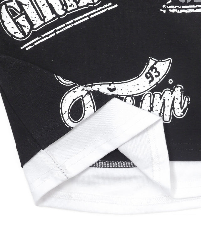 グラフィックキャミFレイヤードトップス