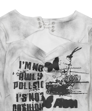 フロントホールマルチデザイントップス