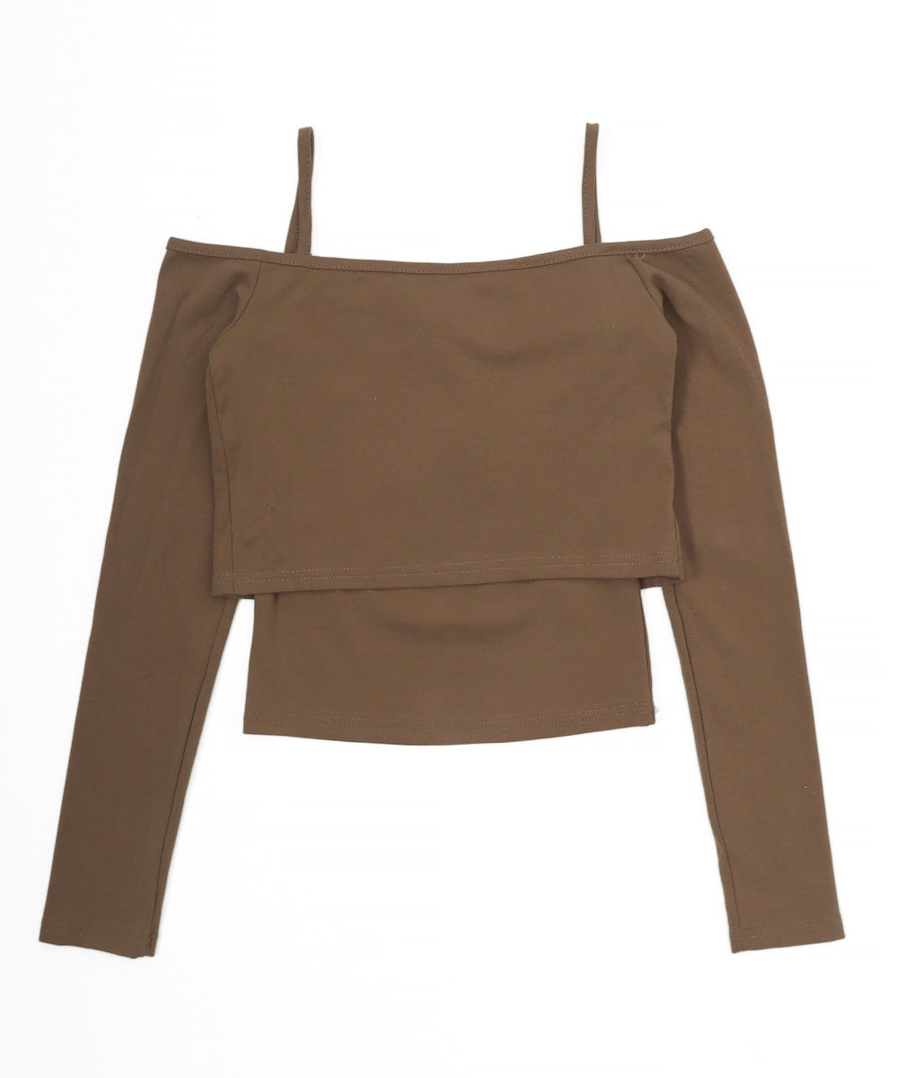 フロントレースキャミSETオフショルトップス