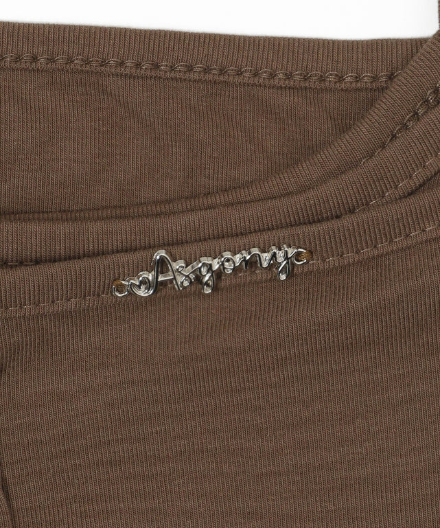 フロントレースキャミSETオフショルトップス