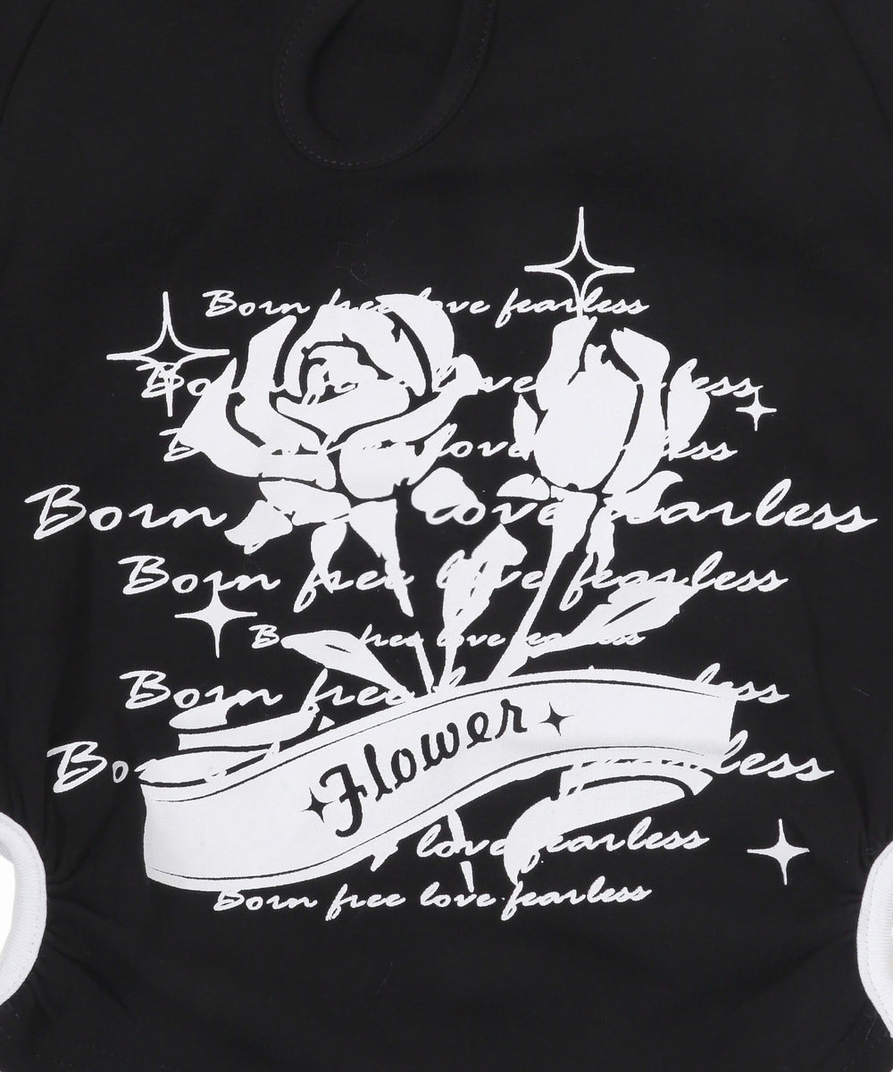 ピンSETローズカットアウトT