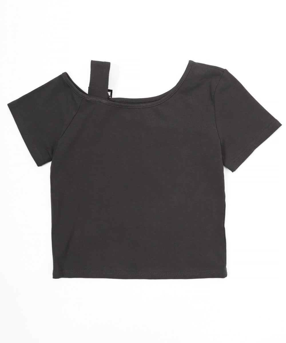 ベルトショルダーローズモチーフT