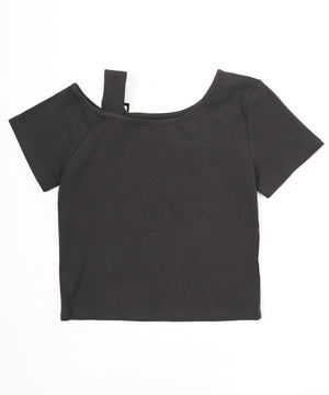 ベルトショルダーローズモチーフT