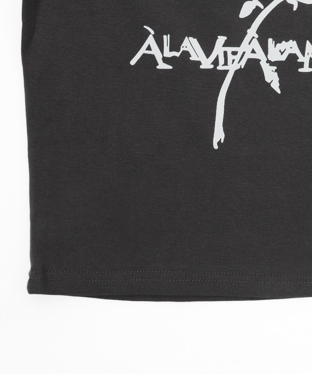 ベルトショルダーローズモチーフT