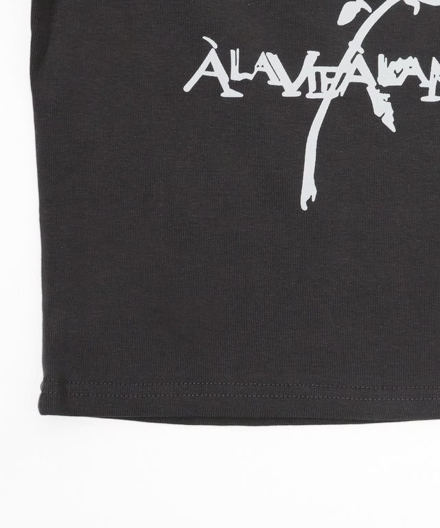 ベルトショルダーローズモチーフT