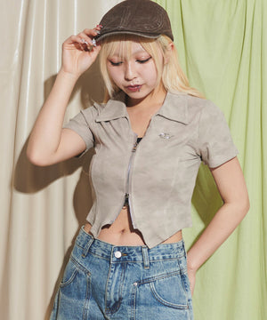 ベージュ モデル：155cm F着用