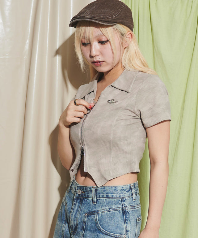 ベージュ モデル：155cm F着用