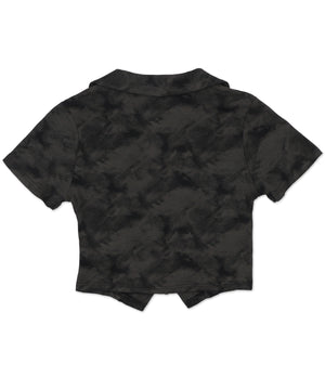 Wジップメタルパッチピチトップス