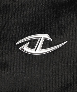 Wジップメタルパッチピチトップス