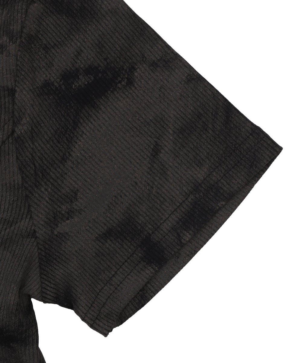 Wジップメタルパッチピチトップス