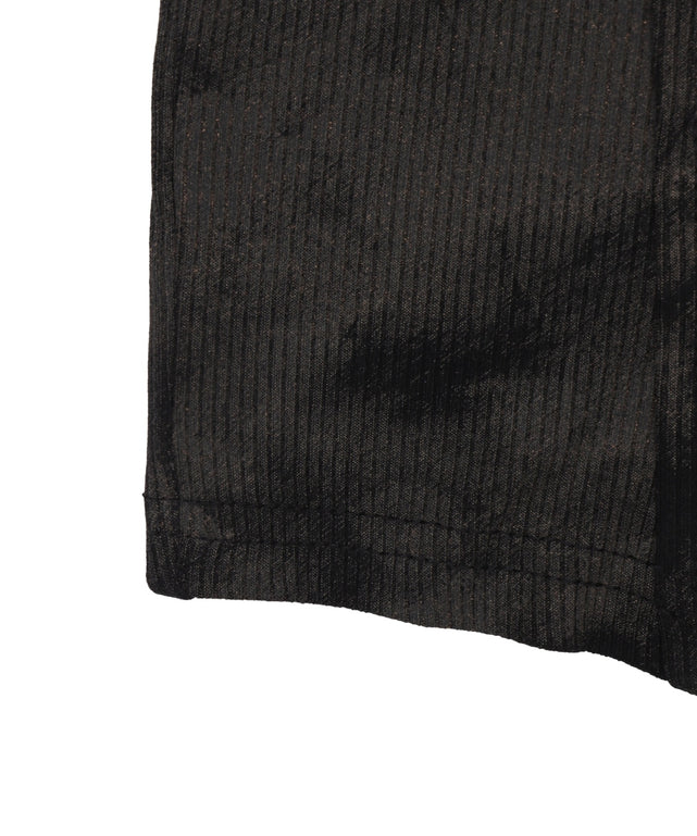 Wジップメタルパッチピチトップス