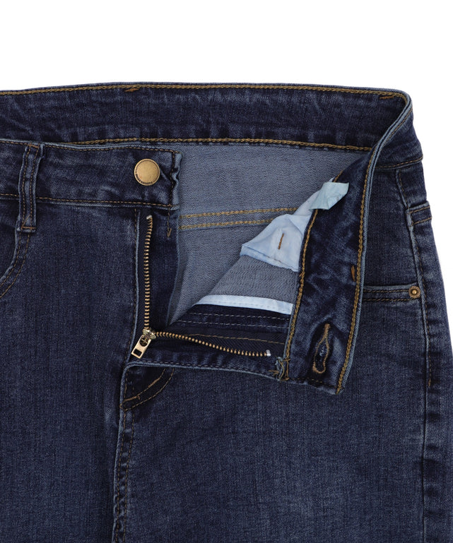 ウォッシュドフレアデニムパンツ