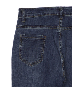 ウォッシュドフレアデニムパンツ