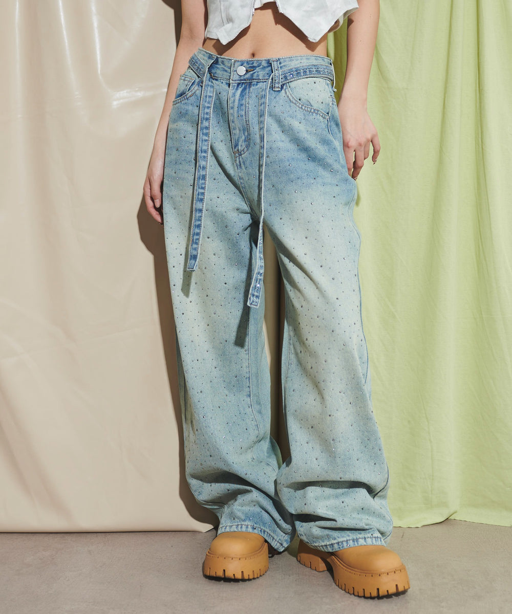 デニム淡 モデル：160cm M着用