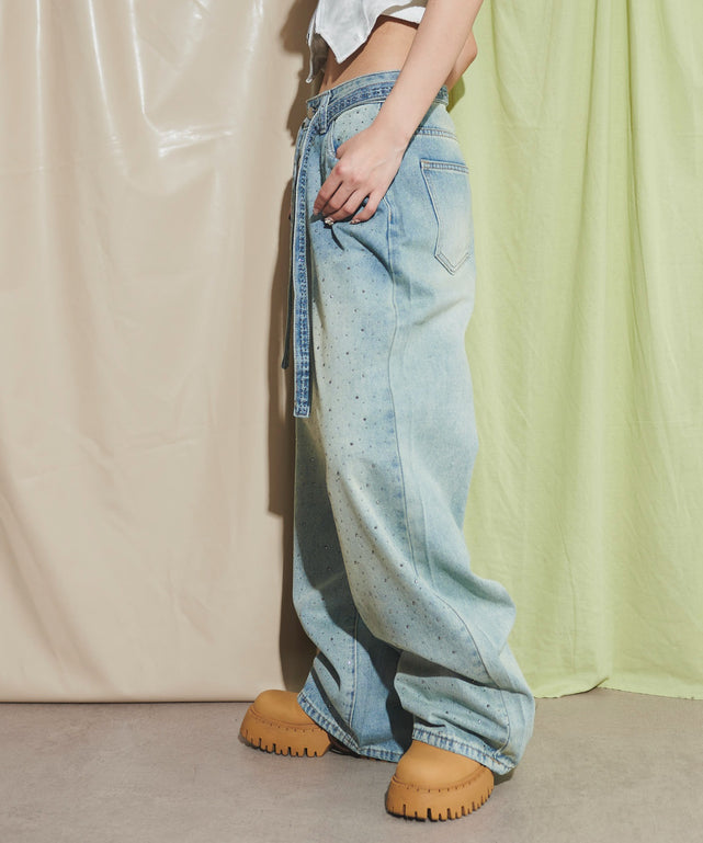 デニム淡 モデル：160cm M着用