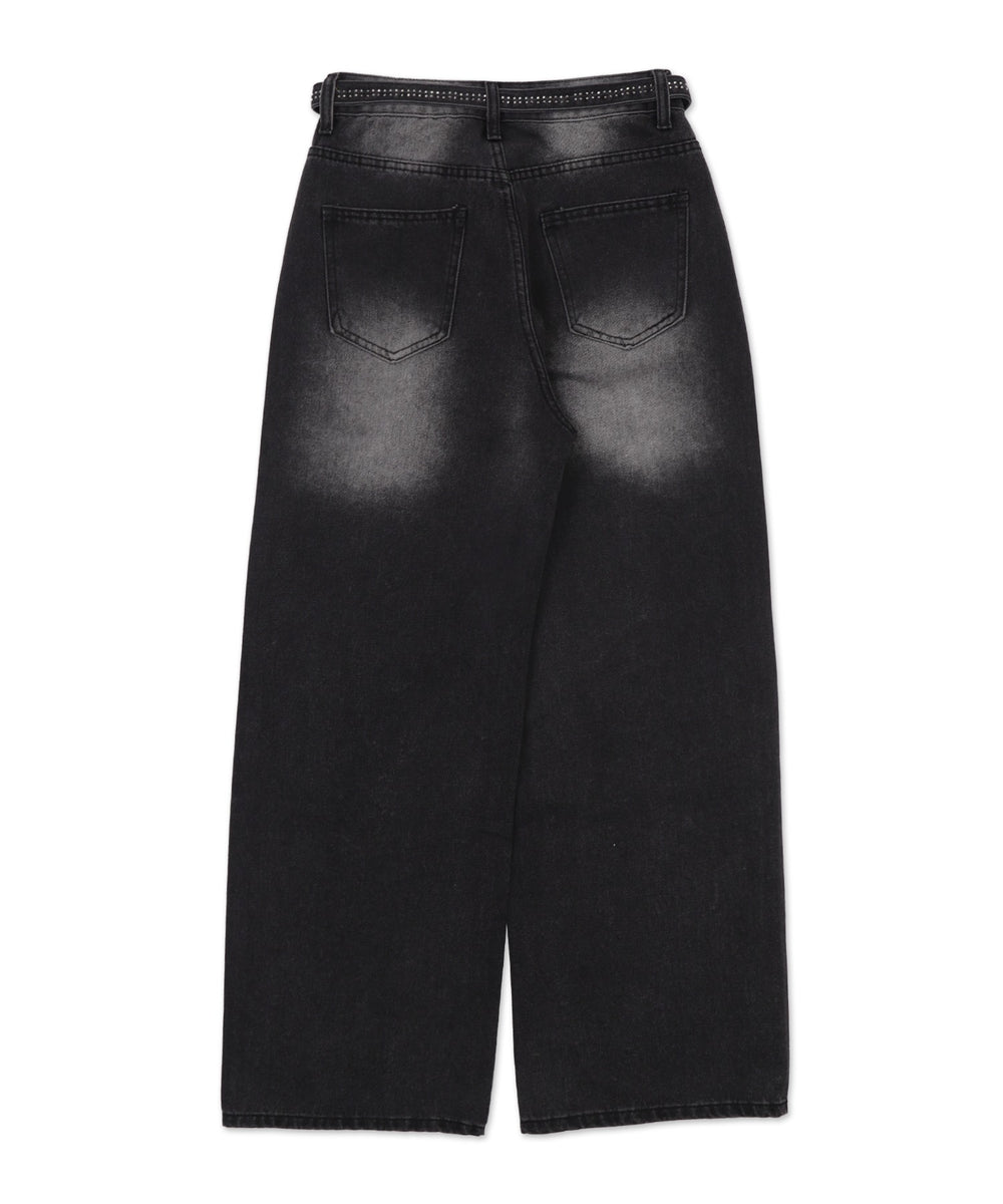 ドロストコードビジューデニム