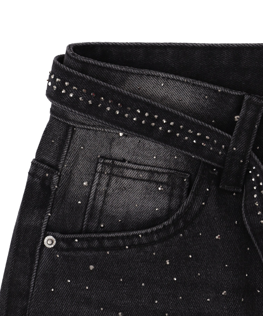 ドロストコードビジューデニム