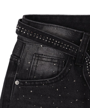 ドロストコードビジューデニム