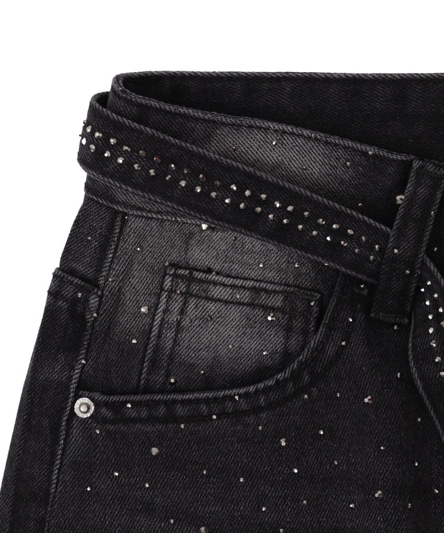 ドロストコードビジューデニム