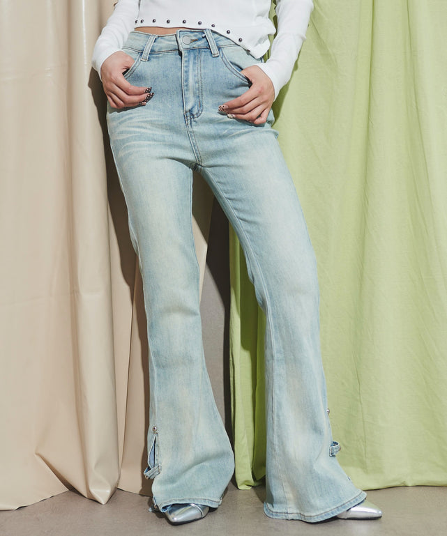 デニム淡 モデル：160cm M着用