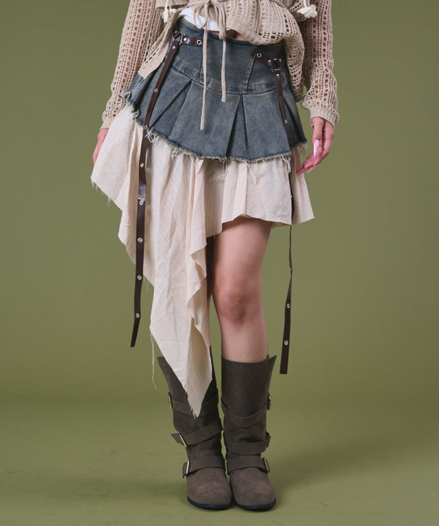 デニム淡 モデル：163cm S着用