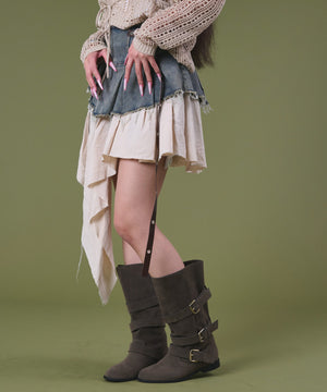 デニム淡 モデル：163cm S着用