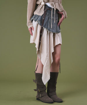 デニム淡 モデル：163cm S着用