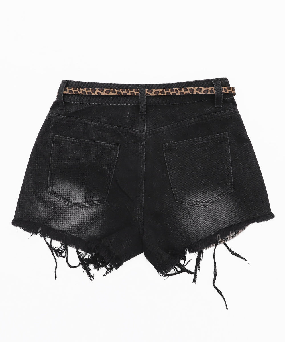 ウォッシュドダメージショートパンツ