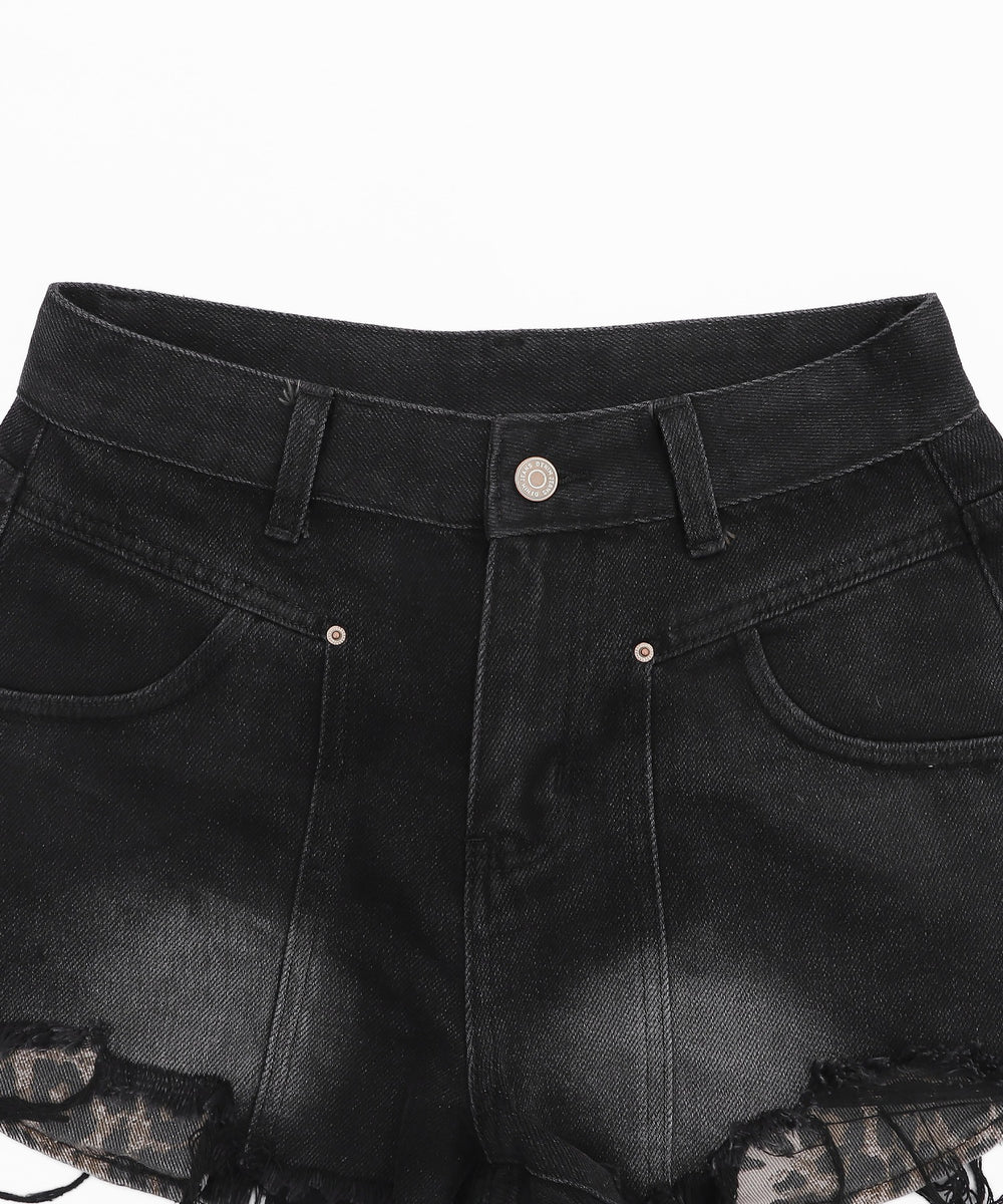 ウォッシュドダメージショートパンツ