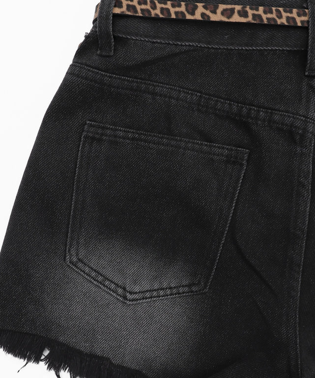 ウォッシュドダメージショートパンツ