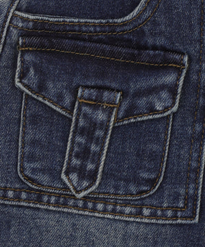 ポケットデニムショートパンツ