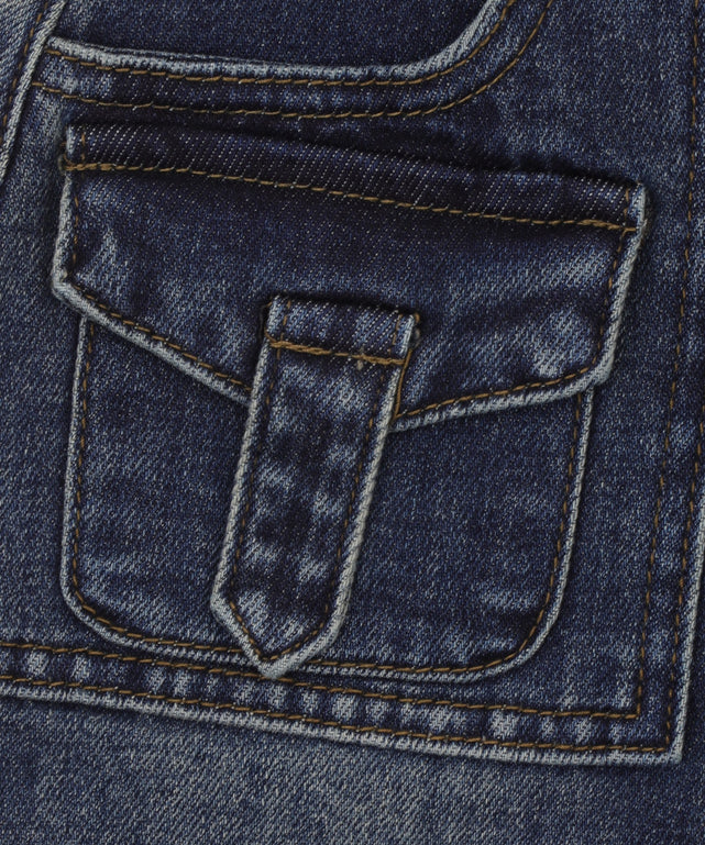 ポケットデニムショートパンツ