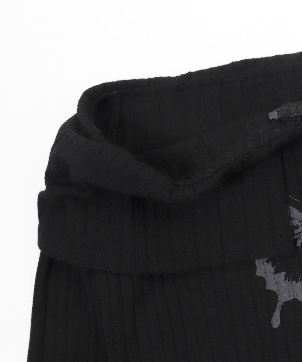 バタフライジップオフショルトップス