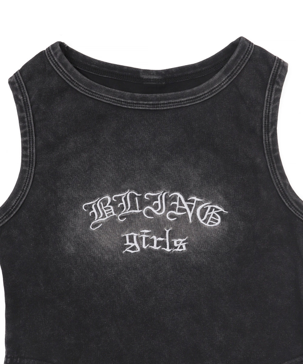 ヴィンテージライクロゴ刺繍タンク