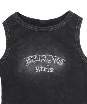 ヴィンテージライクロゴ刺繍タンク