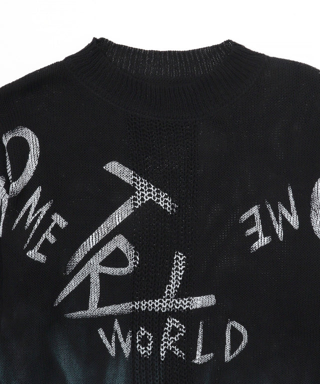 アシメグラフィックトップス