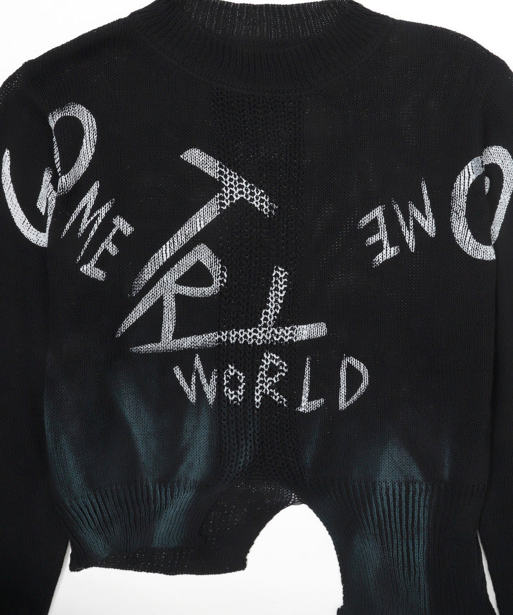 アシメグラフィックトップス