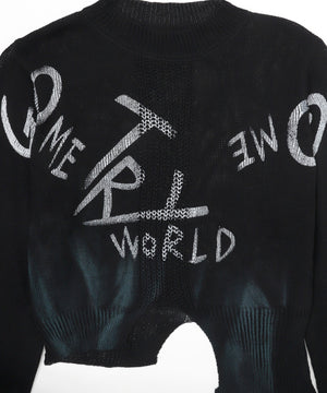 アシメグラフィックトップス