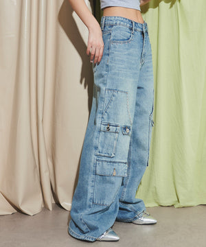 デニム中濃 モデル：160cm F着用