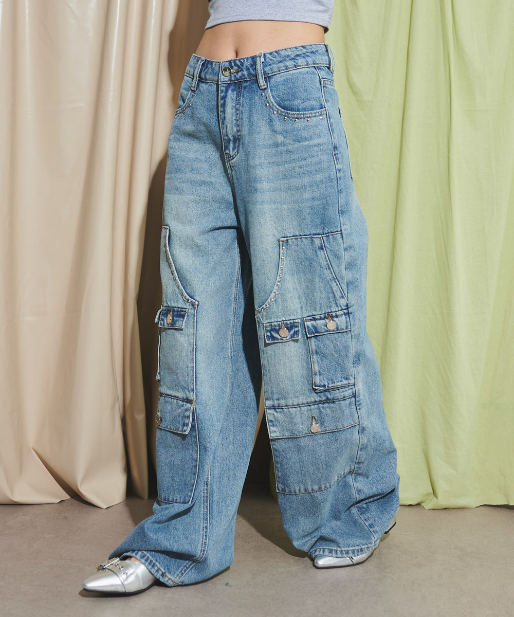 デニム中濃 モデル：160cm F着用